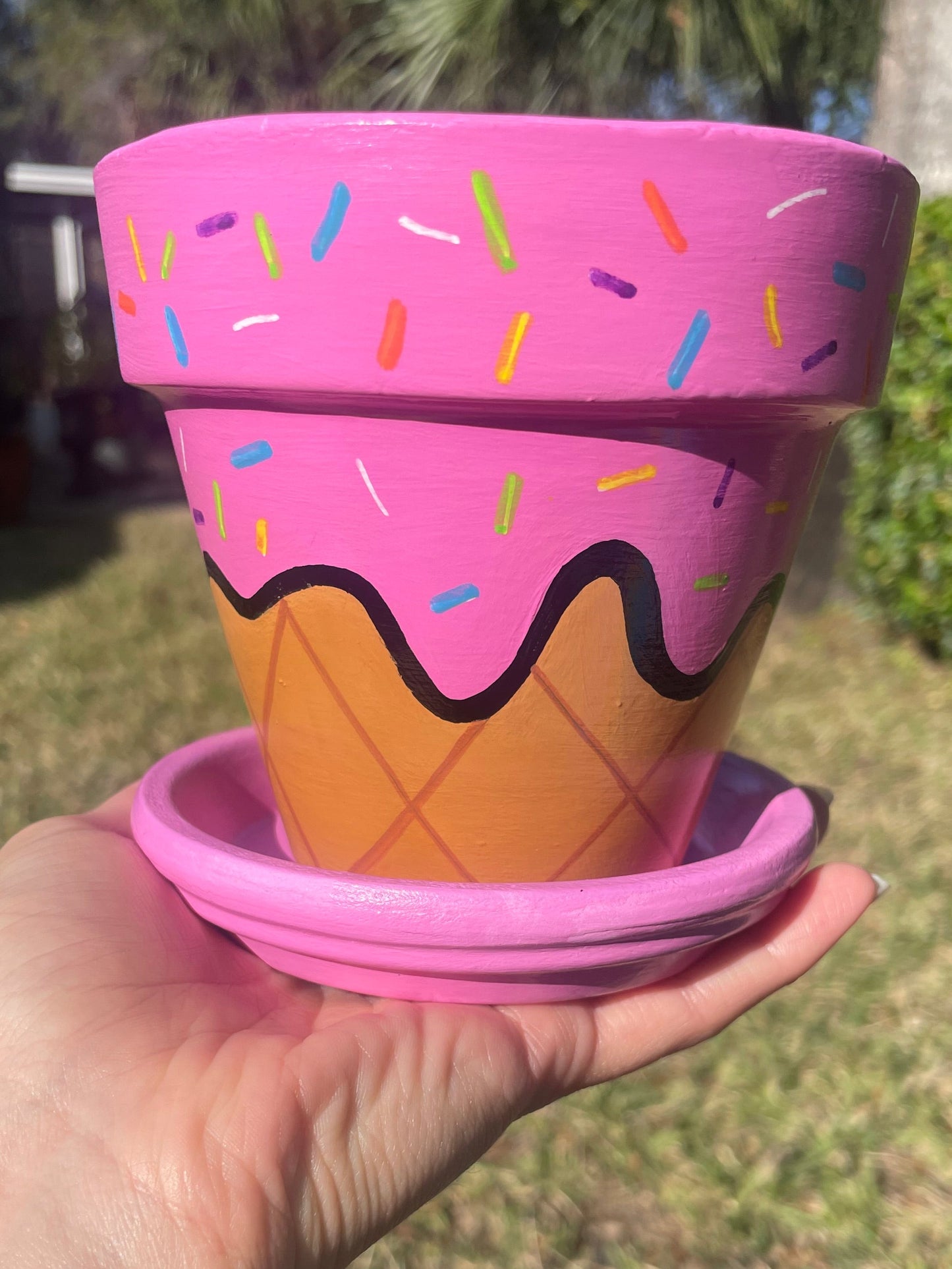 Ice Cream Cone Pot