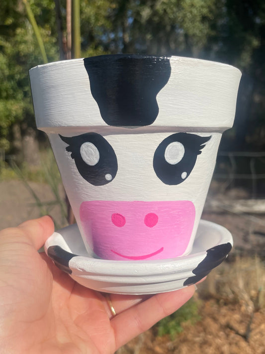 Cow Plant Pot